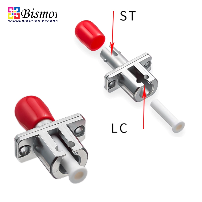 LC-ST-Hybrid-Adaptor-Single-Mode-Simplex-Metal-Ceramic